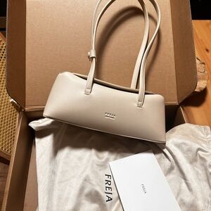 Freja Mini Chrystie Bag- Oat (Brand New, Never Used)